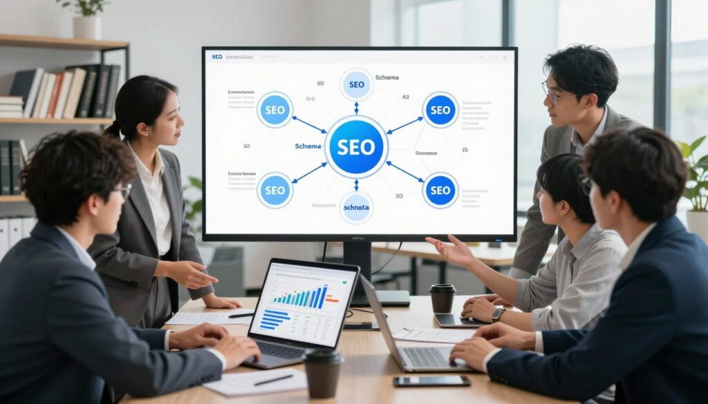 On-page SEO optimization for AI visibility