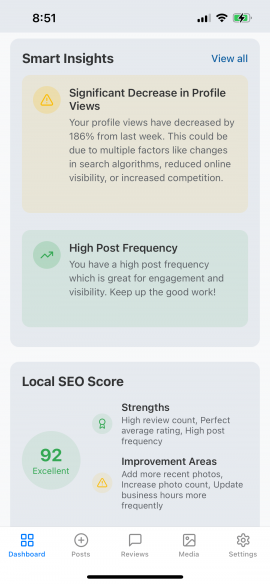 Big Fin Local App using AI